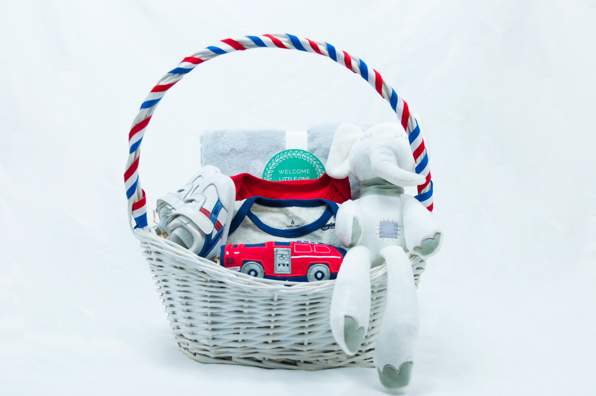 baby boy - firefighters theme hamper overview