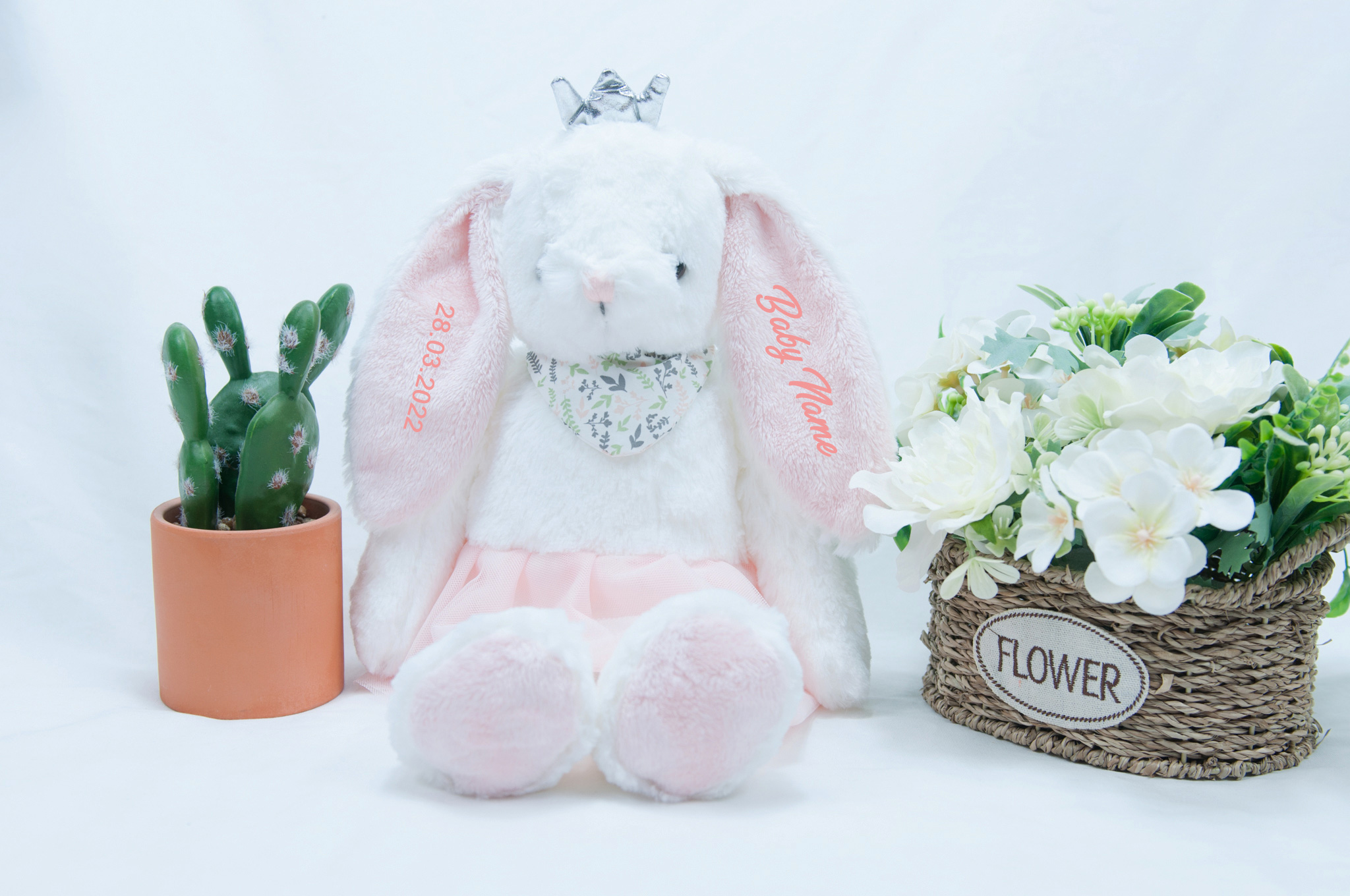 baby girl - pink bunny